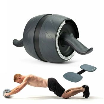 Ab Fitness Wheel Roller Abdominal Waist Workout Exercise Gym